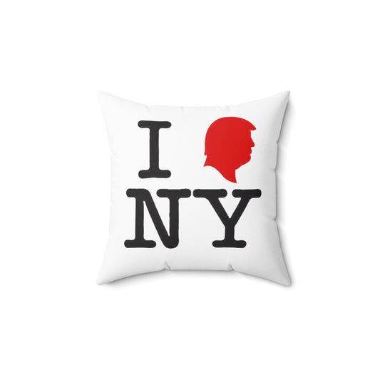 I 'TRUMP' NY Square Pillow