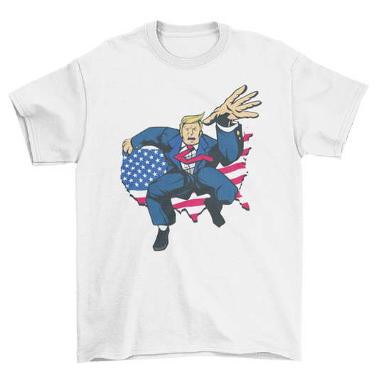Comic trump t-shirt