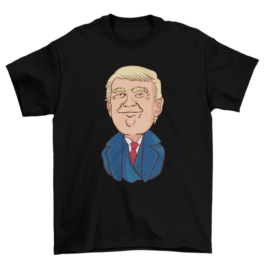Happy trump t-shirt design