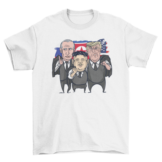 Putin kim trump t-shirt