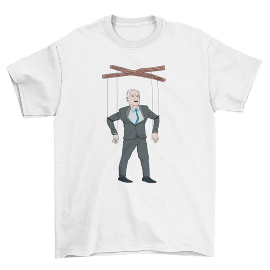 Confused Biden puppet t-shirt design
