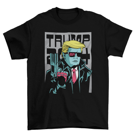 Trump 2024 comic style t-shirt